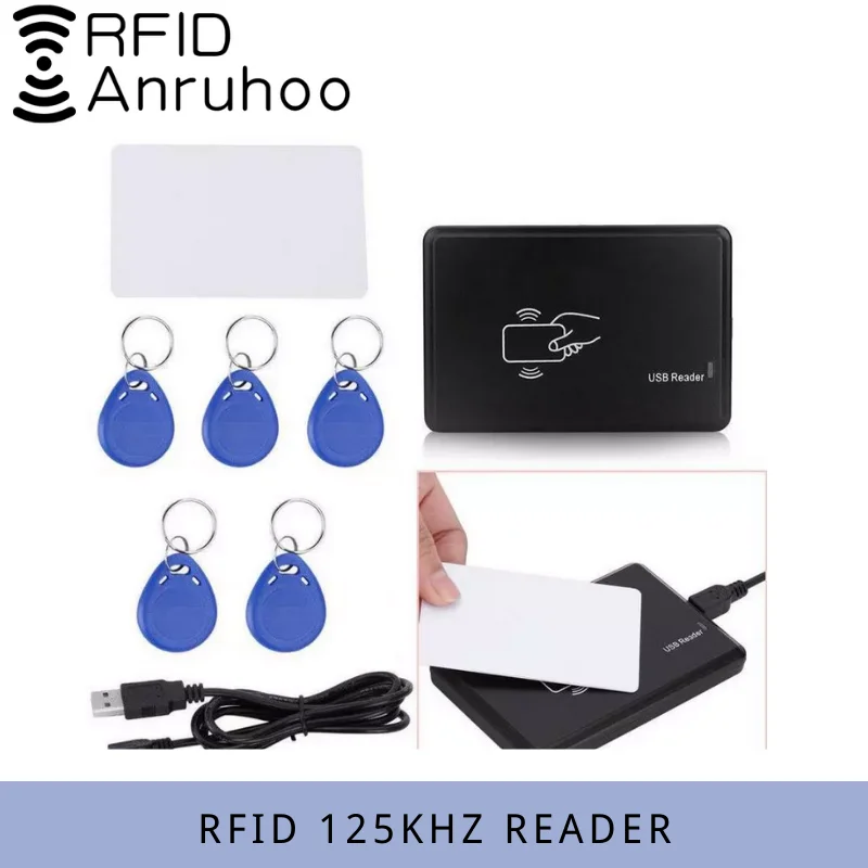 USB ׼  ī  RFID Ʈ Ĩ ī ,  ,  , 125Khz T5577 EM4305